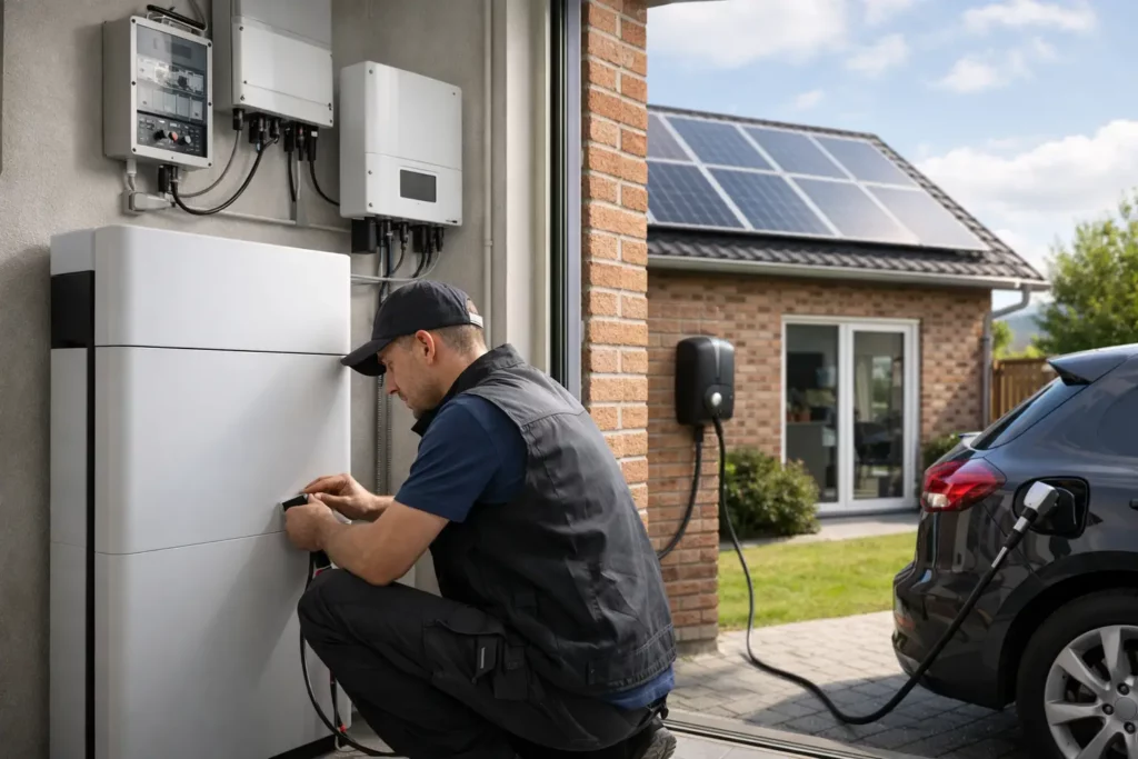 Thuisaccu met zonnepanelen installeren?